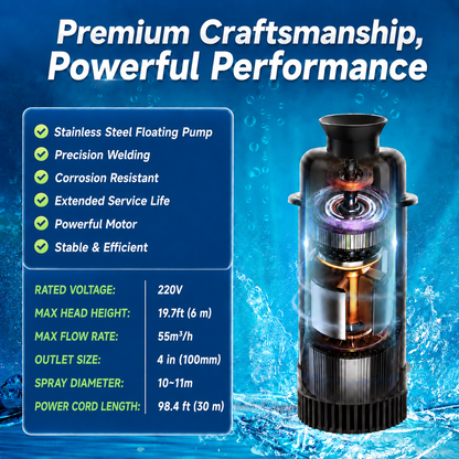 Type Pond Fountain - 2200W