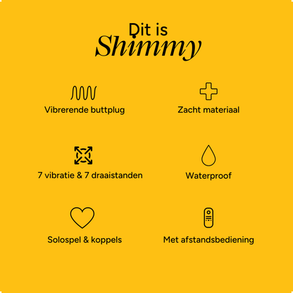 Verspielter Vibrierender Plug – Shimmy